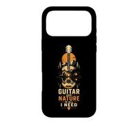 Guitar And Nature Is All I Need Camping Guitarist Gift Case for iPhone 17 Pro Max