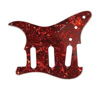 Guitar Anti-scratch Plate, Wear-Resistant Replacement Guitar Pickguard Aluminum Lightweight Bright Finish for Musical Instrument Protection (GSSS35)