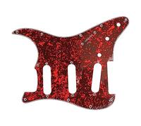Guitar Anti-scratch Plate, Wear-Resistant Replacement Guitar Pickguard Aluminum Lightweight Bright Finish for Musical Instrument Protection (GSSS34)