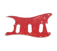 Guitar Anti-scratch Plate, Wear-Resistant Replacement Guitar Pickguard Aluminum Lightweight Bright Finish for Musical Instrument Protection (GSSS38)