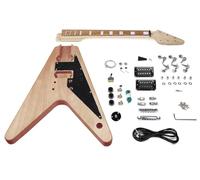 Guitar assembly kit, FV-model, mahogany body, 22 frets, bolt-on neck