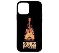 Guitar at the Campfire Songs by the Fire Fire Acoustic Guitar Case for iPhone 12 mini