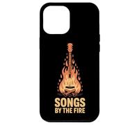Guitar at the Campfire Songs by the Fire Fire Acoustic Guitar Case for iPhone 12 Pro Max