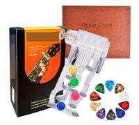 Guitar Attachment Guitar Learning Tools, Classical Chord Guitar Practice Tool, One-Key Chord Assist Practice Tools Aid Guitar Chord, for Adults Children Trainer Beginners
