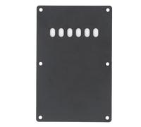 Guitar Back Plate 6 Hole Plastic Tremolo Cavity Cover Backplate for ST Guitars Black Elegant Durable Performance Enhancer Easy Install Stylish Upgrade