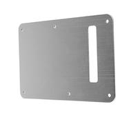 Guitar Back Plate Spring Cover, Smooth Stable Robust Aluminum Alloy Electric Guitar Backplate Decorative Easy To Remove for Party (Silver)