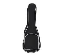 Guitar Bag 23 Inch Padded White Trimmed Black Portable Four String Guitar Case Thickened Storage Oxford Cloth Backpack