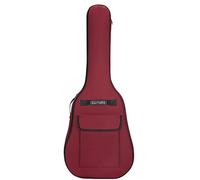 Guitar Bag for 40/41inch 600d Oxford Cloth Adjustable Guitar Gig Bag Waterproof Soft Backpack with Shoulder Trap Handle Large Capacity Dark Red Classical Case