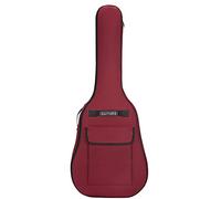 Guitar Bag for 40/41inch 600d Oxford Cloth Adjustable Guitar Gig Bag Waterproof Soft Backpack with Shoulder Trap Handle Large Capacity Dark Red