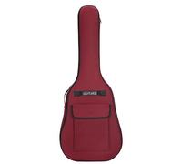 Guitar Bag for 40/41inch 600d Oxford Cloth Adjustable Guitar Gig Bag Waterproof Soft Guitar Backpack with Shoulder Trap Handle Large Capacity Dark Red Acoustic Guitar Case Guitar Case Classical Guitar