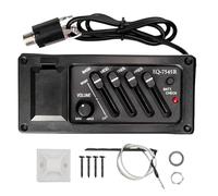 Guitar Band Pickup - EQ Guitar Preamp, Precise Sound Control with Volume, Treble and Bass, Professional Pickup for Harmonious Sound Reinforcement Li