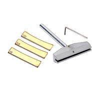 Guitar Bass Fingerboard Fret Press Caul & Brass Fret Inserts With Wrench Luthiers Tool Fingerboard Pressing Tool Brass Fret Inserts With Wrench Guitar Maintenance Tools