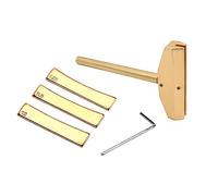 Guitar Bass Fingerboard Fret Press Caul & Radian Inserts Luthiers Tool with Wrench Guitar Repair Accessory Durable Press Caul Fingerboard Pressing Tool