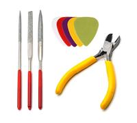 Guitar Bass Fret Wire Nipper Puller Fret Tools String Cutter Scissors With Files & Pick Guitar Repair Accessories