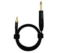 Guitar bass Instrument 1/8 to 1/4 Replacement Cable for sennheiser beltpack Transmitter Wireless System
