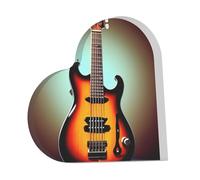 Guitar Bass Music Musical Instrument Print Acrylic Gifts Heart Square Decorations for Home Wedding Sign Memorial Office Desk
