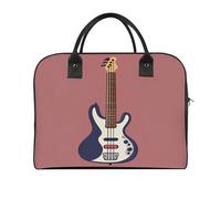 Guitar Bass Music Musical Instruments Laptop Tote Bag Casual Travel Handbag Multi Pocket Shoulder Bags for Work Travel
