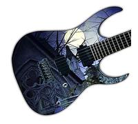 Guitar, Bass or Acoustic Skin Wrap Laminated Vinyl Decal Sticker Gothic Moon GS74