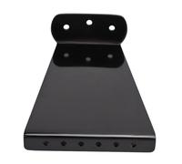 Guitar Bent Tailpiece Replacement, 6 String Metal Electric Guitar Tailpiece Resonator for Jazz Guitars, Durable Metal Construction with Enhanced Tone and Easy Installation