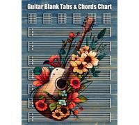 Guitar Blank Tabs & Chords Chart: Bar chords chart for guitar - Barre Chords for Guitar - Music Sheet Guitar Tabs Notebook 8x5" x 11"