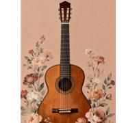 Guitar & Blooms Notebook: Aesthetic Floral Notebook for Music Notes, Thoughts & Ideas