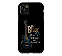 Guitar Blues 12 Bars Of Trouble Pentatonic Scale Gift Case for iPhone 11 Pro Max