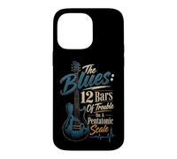 Guitar Blues 12 Bars Of Trouble Pentatonic Scale Gift Case for iPhone 14 Pro Max