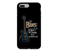 Guitar Blues 12 Bars Of Trouble Pentatonic Scale Gift Case for iPhone 7 Plus/8 Plus