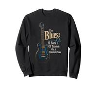 Guitar Blues 12 Bars Of Trouble Pentatonic Scale Gift Sweatshirt