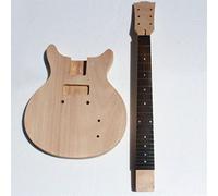 Guitar body 1 Set DIY Guitar Mahogany Body And Neck Unfinished Electric Guitar Kit Guitar DIY Accessory