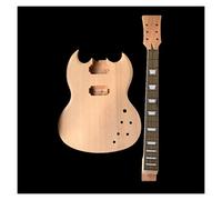 Guitar body 1 Set Unfinished DIY Electric Guitar Body+Mahogany Guitar Neck 22 Fret 24.75inch Guitar DIY Accessory
