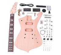 Guitar Body 7 Strings Diy Electric Guitar Kits Set Mahogany Body Maple Neck Rosewood Fingerboard With All Hardware