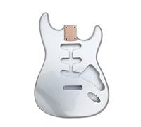 Guitar body Alder Wood Guitar Body Silver For ST SSS Pickup DIY Guitar Eectric Replacement Guitar DIY Accessory