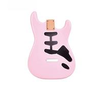 Guitar body Alder Wood Shell Pink Color Guitar Body For ST Handmade Custom SSS Electric Guitar Kits Guitar DIY Accessory