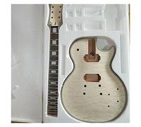 Guitar body DIY 1 Set Unfinished Electric Guitar Kit Mahogany Body And Guitar Neck Guitar DIY Accessory