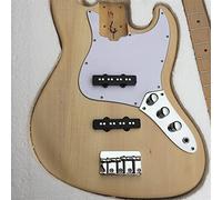 Guitar body DIY 4 String Bass Guitar Kit With Basswood Body And Maple Neck And Fingerboard Guitar DIY Accessory