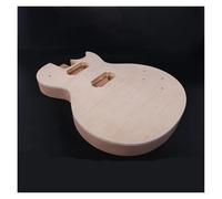 Guitar Body DIY Accessory 1 Pcs DIY Electric Guitar Body Solid Wood Replacement Body Flame Maple Veneer For Humbucker Pickup Amateur Handmade