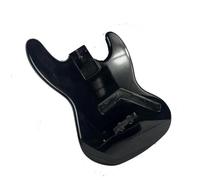 Guitar Body DIY Accessory Electric Bass Guitar Body Semi-finished 4 Strings Guitar Acne Covering No Defect Maple Body Black Bass Panel
