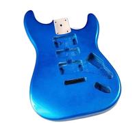 Guitar Body DIY Accessory Electric Guitar Body DIY Guitar Semi-finished Student Professional Body Metal Blue Musical Instrument Guitar Barrel