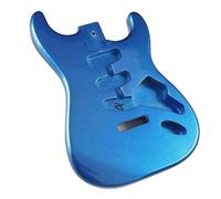 Guitar Body DIY Accessory Electric Guitar Body Modified DIY Accessories Professional Barrel Bright Light Three Single Metal Blue Poplar