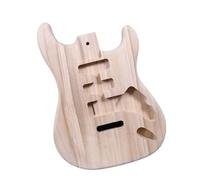 Guitar Body DIY Accessory Electric Guitar Body Paulownia Wood SSH Unfinished Guitar Bodies Drilled For DIY Guitar Amateur