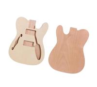 Guitar Body DIY Accessory Guitar Body Mahogany Maple Wood Unfinished Electric Guitar Replacement One Piece Wood