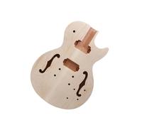 Guitar Body DIY Accessory Guitar Body Semi-hollow F Hole DIY Electric Guitar Body Unfinished Set In Style Humbucker Pickup Maple Cap Back Uncut