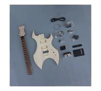 Guitar Body DIY Accessory Guitar Kit Basswood Guitar Body Mahogany Guitar Neck 25.5inch 24fret Rosewood Fretboard With Guitar Hardwares