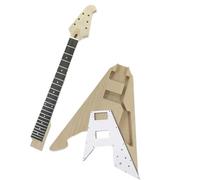 Guitar Body DIY Accessory Guitar Triangle Set Electric Guitar Semi-finished Accessories 22 Frets 24.5-inch Neck Large Triangle Body Mahogany