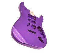 Guitar Body DIY Accessory Solid Wood Electric Guitar Body Glossy Mental Purple Color For HSH DIY For S T Guitar Barrel Replacement Part 57mm