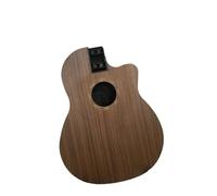 Guitar Body DIY Accessory Thin Body Acoustic Guitar Body Unfinished 6 Strings 40 Inch Brown