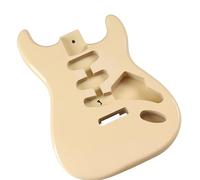Guitar Body DIY Accessory Three-single Electric Guitar Body Yellow Electric Guitar Barrel Electric Guitar Musical Instrument Accessories