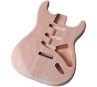Guitar Body DIY Accessory Three-single Guitar Body Mahogany Electric Guitar Body Musical Instrument Accessories DIY Guitar Original Wood Color