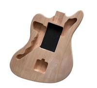 Guitar Body DIY Accessory Unfinished Electric Guitar Body Solid Mahogany Wood No Paints Handmade DIY Replacement Accessories